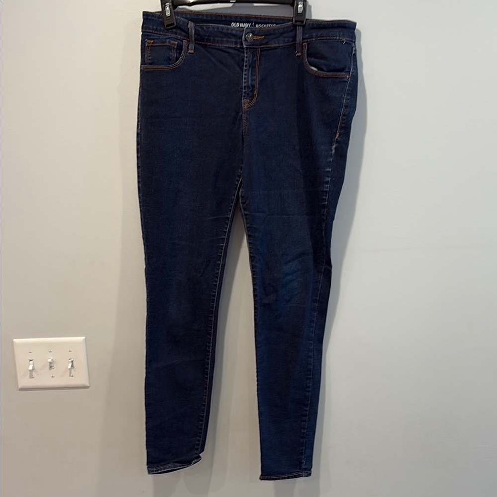 Old Navy Blue Skinny Jeans Modern Stretch